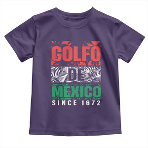 Gulf Of Mexico El Golfo De México Toddler T Shirt Beach Palm Tree TS11 Purple Print Your Wear