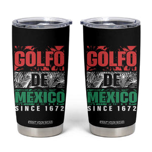 Gulf Of Mexico El Golfo De México Tumbler Cup Beach Palm Tree TS11 Black Print Your Wear