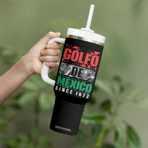 Gulf Of Mexico El Golfo De México Tumbler With Handle Beach Palm Tree TS11 Print Your Wear
