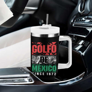 Gulf Of Mexico El Golfo De México Tumbler With Handle Beach Palm Tree TS11 Print Your Wear