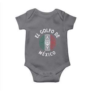 Gulf Of Mexico El Golfo De México Aztec Sun Baby Onesie TS11 Charcoal Print Your Wear