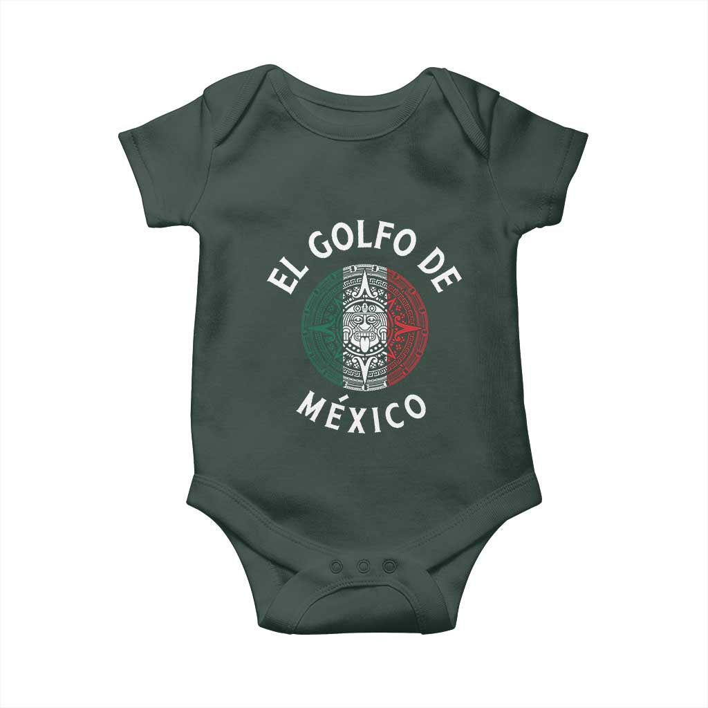 Gulf Of Mexico El Golfo De México Aztec Sun Baby Onesie TS11 Print Your Wear