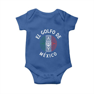 Gulf Of Mexico El Golfo De México Aztec Sun Baby Onesie TS11 Royal Blue Print Your Wear
