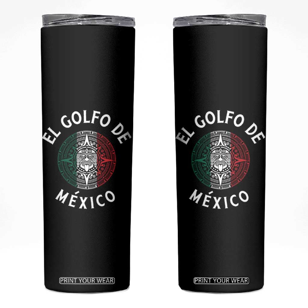 Gulf Of Mexico El Golfo De México Aztec Sun Skinny Tumbler TS11 Black Print Your Wear