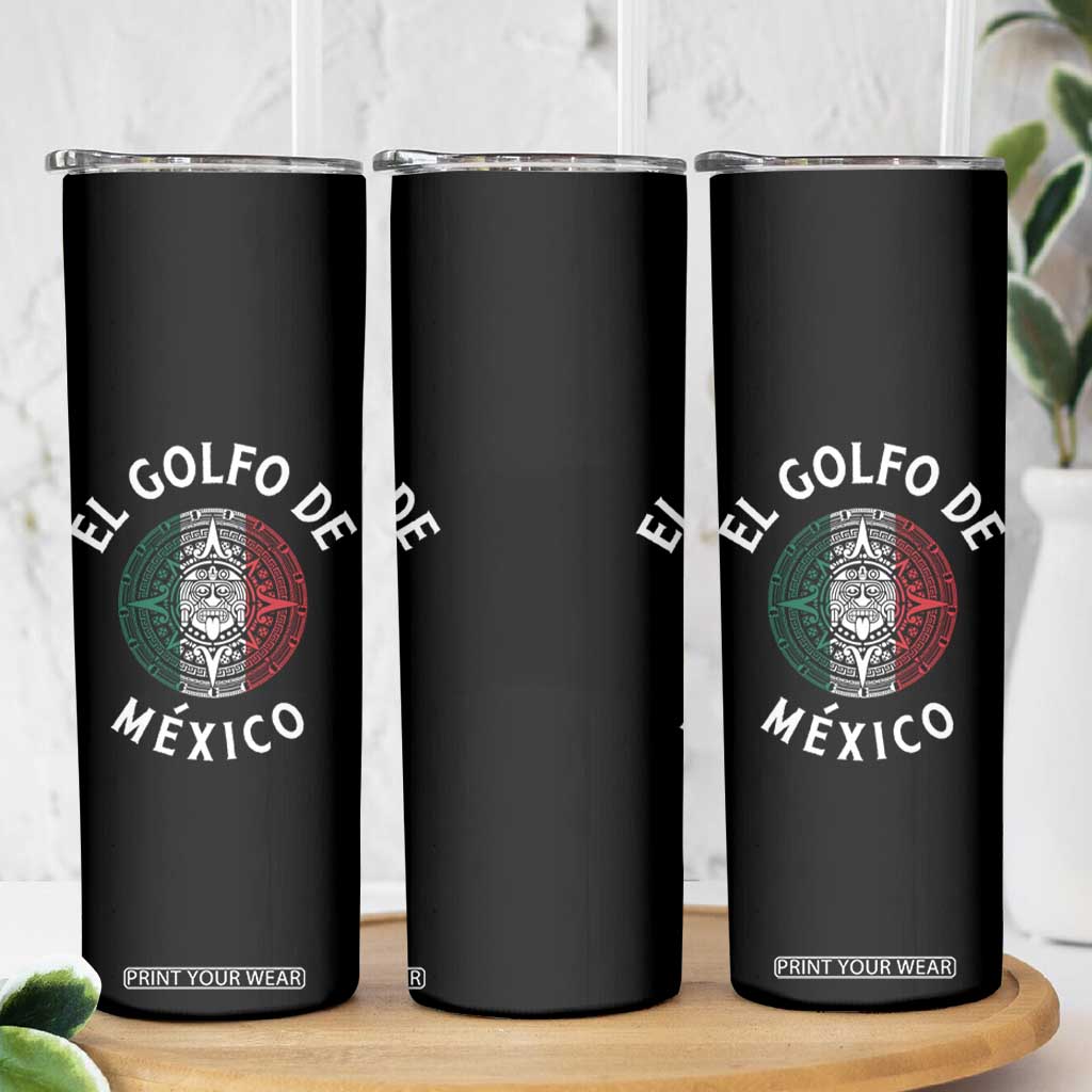 Gulf Of Mexico El Golfo De México Aztec Sun Skinny Tumbler TS11 Print Your Wear