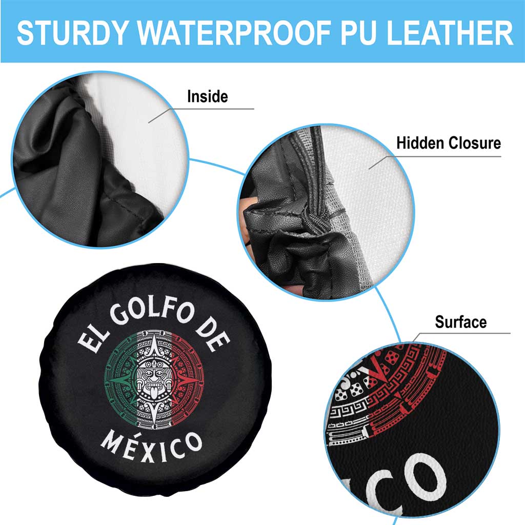 Gulf Of Mexico El Golfo De México Aztec Sun Spare Tire Cover TS11 Print Your Wear