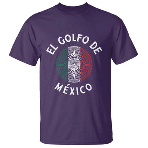 Gulf Of Mexico El Golfo De México Aztec Sun T Shirt TS11 Purple Print Your Wear