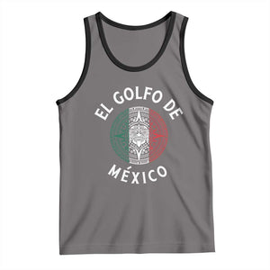 Gulf Of Mexico El Golfo De México Aztec Sun Tank Top TS11 Deep Heather Black Print Your Wear
