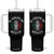 Gulf Of Mexico El Golfo De México Aztec Sun Tumbler With Handle TS11 One Size: 40 oz Black Print Your Wear