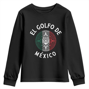 Gulf Of Mexico El Golfo De México Aztec Sun Youth Sweatshirt TS11 Black Print Your Wear