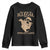 No One Is Illegal On Stolen Land Youth Sweatshirt North America Vintage Map TS11 Black Print Your Wear