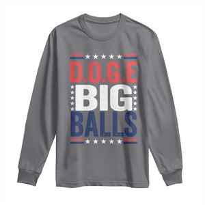 Funny DOGE Big Balls Long Sleeve Shirt Harry Bolz Meme TS11 Charcoal Print Your Wear