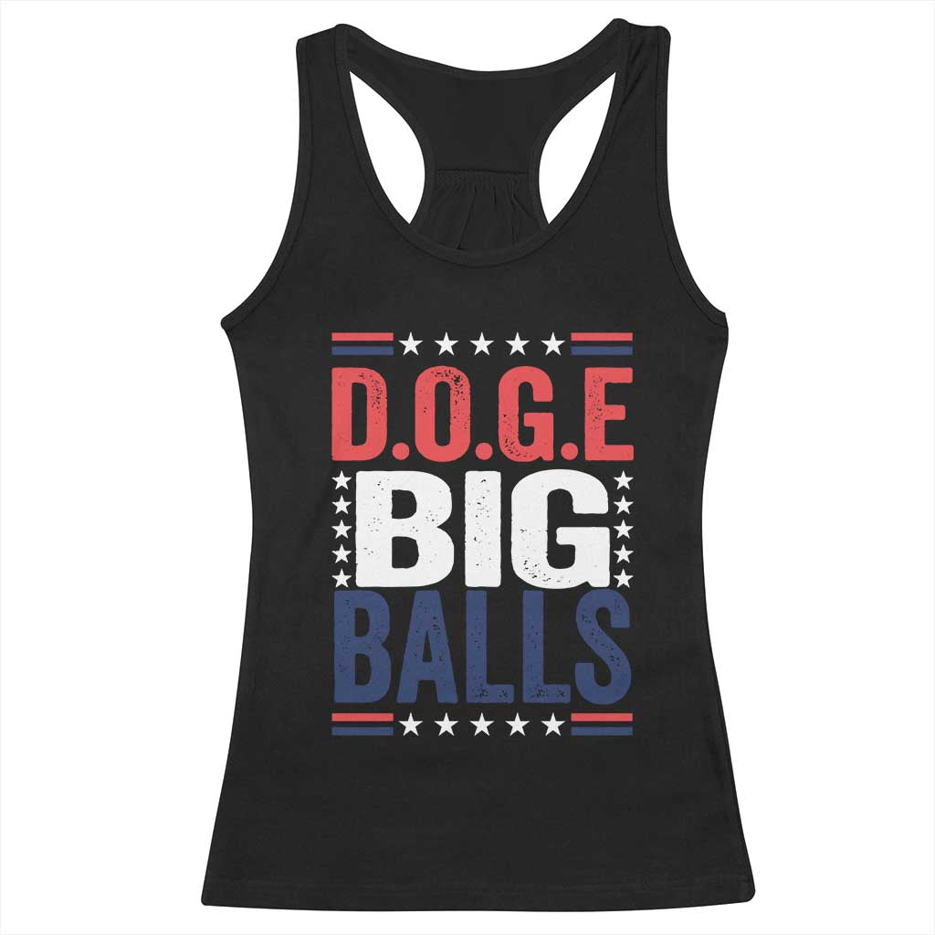 Funny DOGE Big Balls Racerback Tank Top Harry Bolz Meme TS11 Black Print Your Wear