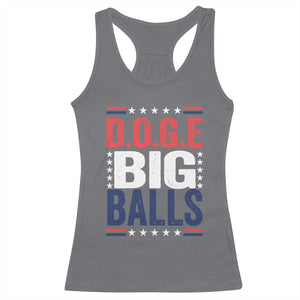 Funny DOGE Big Balls Racerback Tank Top Harry Bolz Meme TS11 Charcoal Print Your Wear