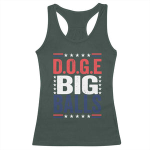 Funny DOGE Big Balls Racerback Tank Top Harry Bolz Meme TS11 Dark Forest Green Print Your Wear