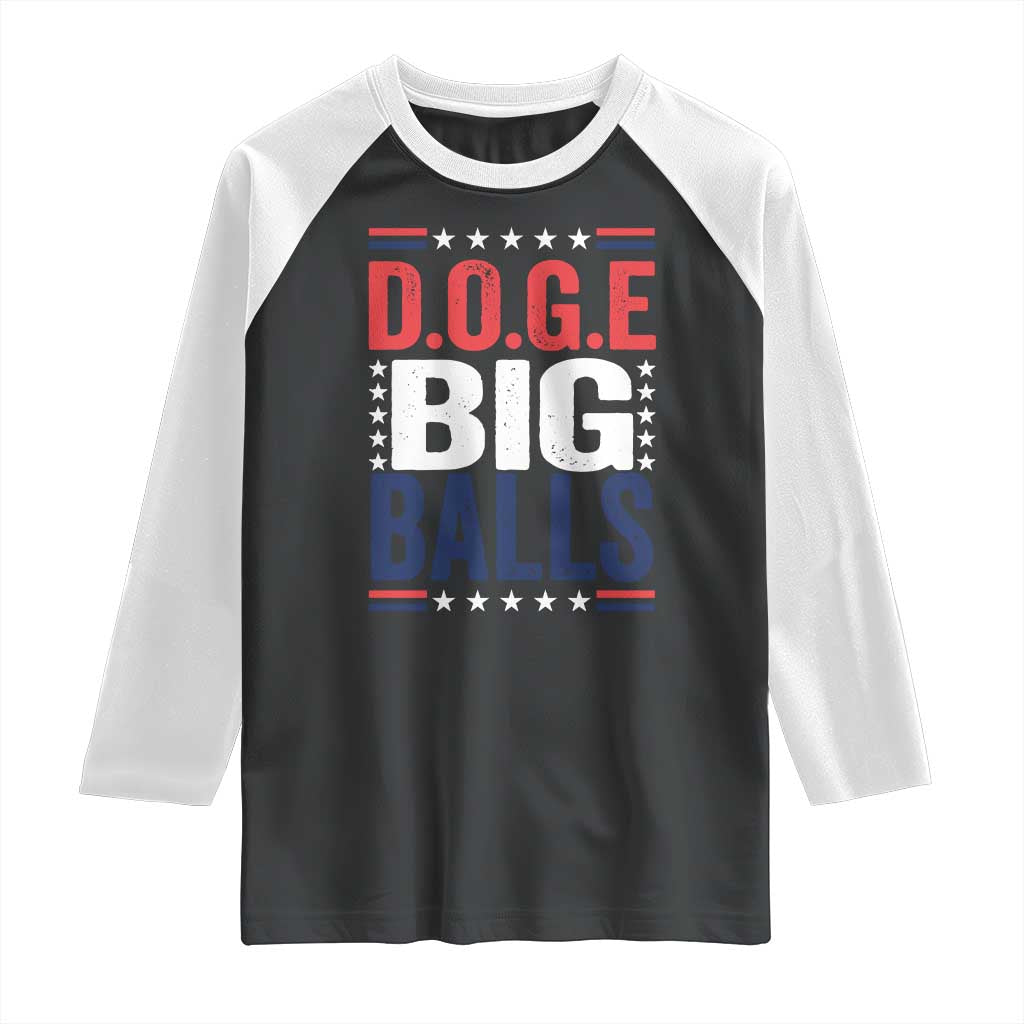 Gunny DOGE Big Balls Raglan Shirt Harry Bolz Meme TS11 Black White Print Your Wear