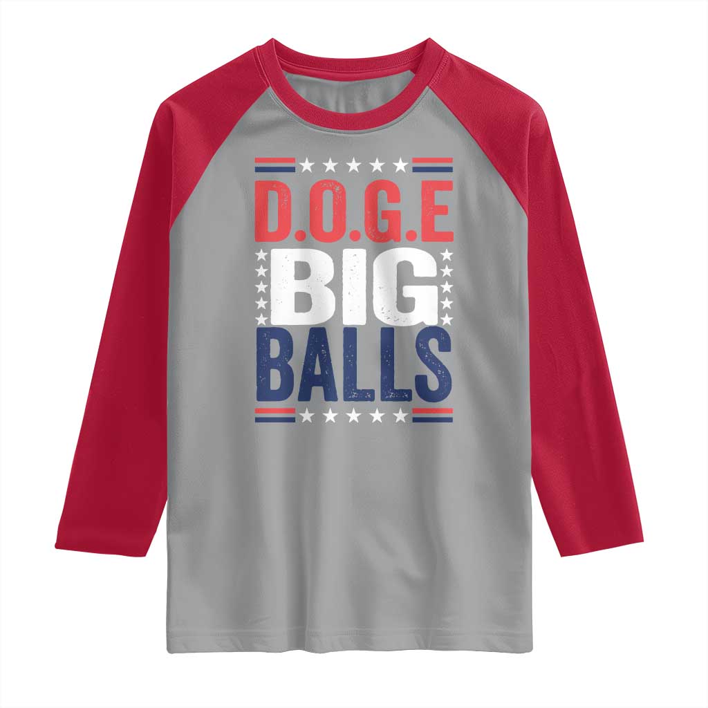 Gunny DOGE Big Balls Raglan Shirt Harry Bolz Meme TS11 Sport Gray Red Print Your Wear