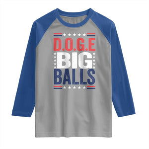 Gunny DOGE Big Balls Raglan Shirt Harry Bolz Meme TS11 Sport Gray Royal Print Your Wear