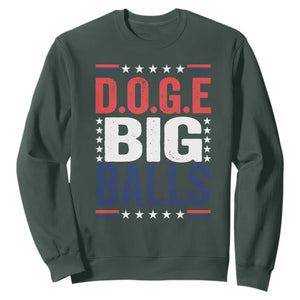 Funny DOGE Big Balls Sweatshirt Harry Bolz Meme TS11 Dark Forest Green Print Your Wear