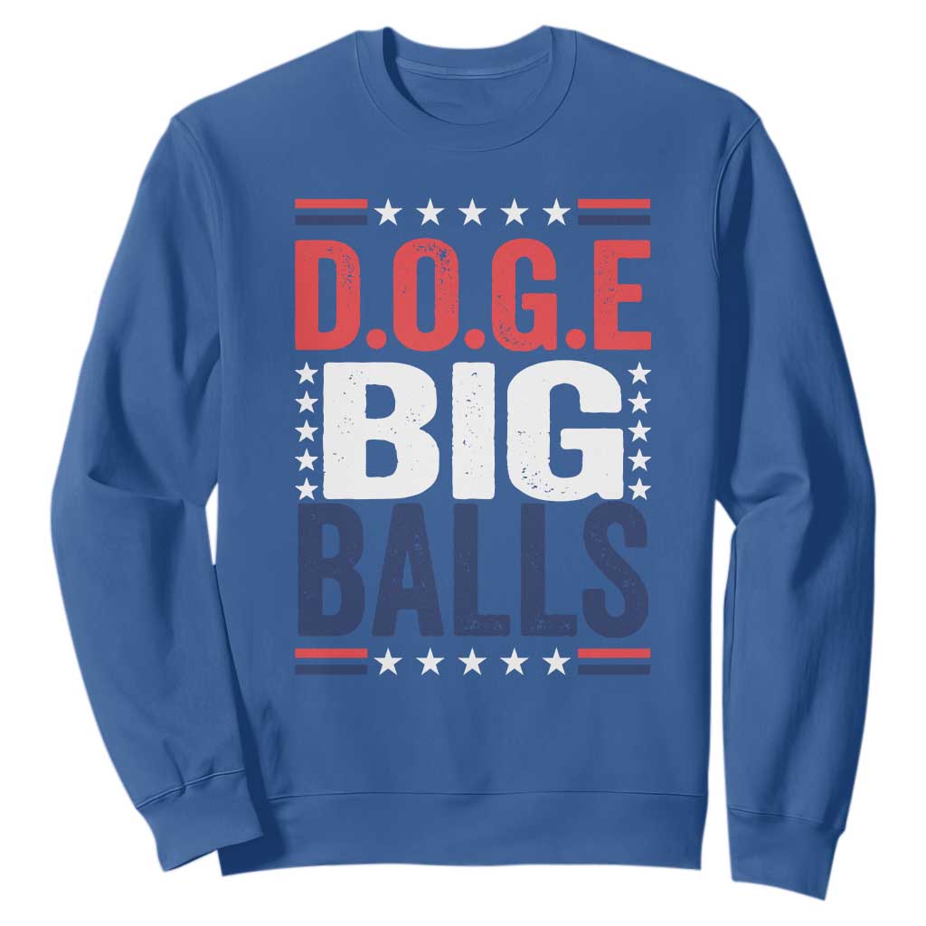 Funny DOGE Big Balls Sweatshirt Harry Bolz Meme TS11 Royal Blue Print Your Wear