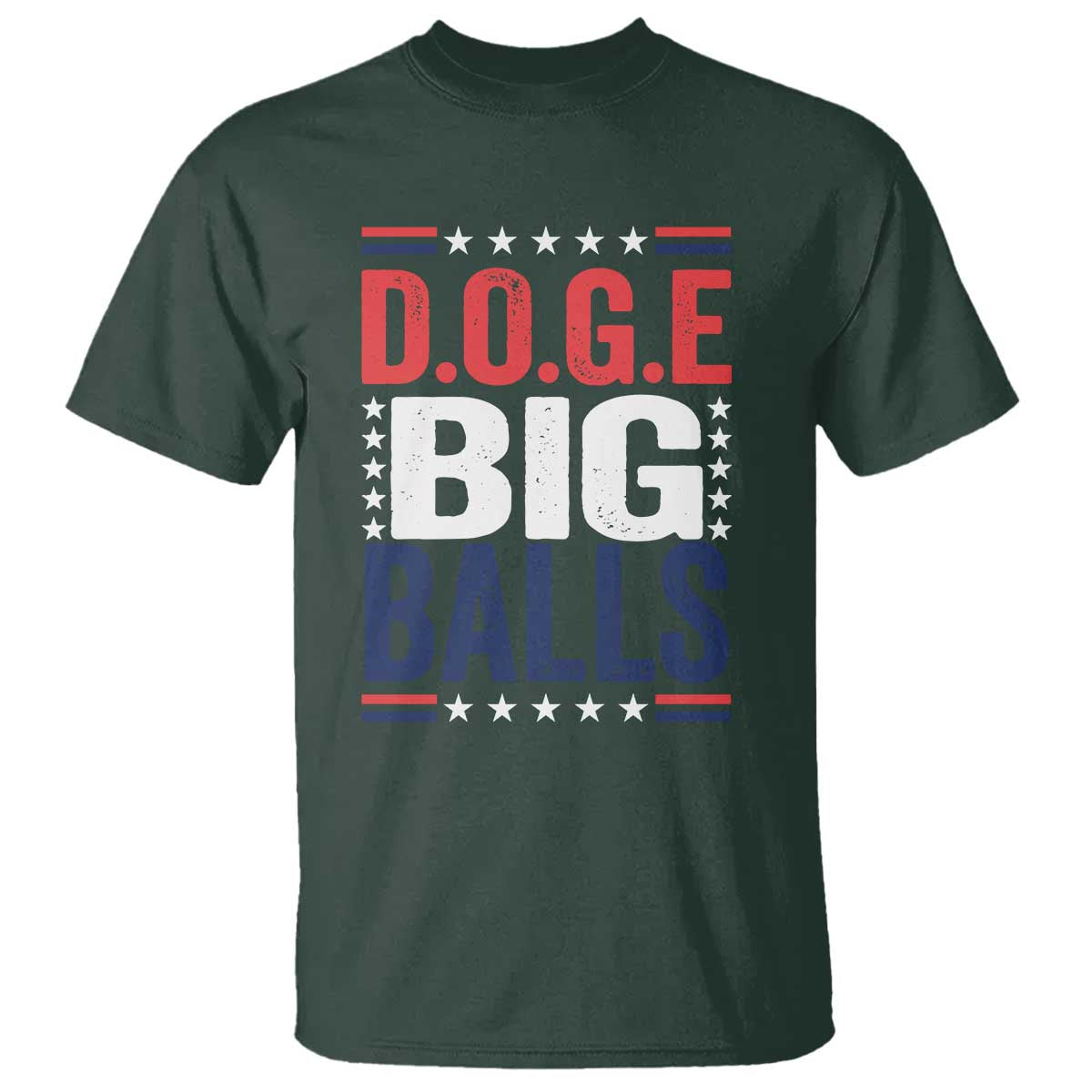 Funny DOGE Big Balls T Shirt Harry Bolz Meme TS11 Dark Forest Green Print Your Wear