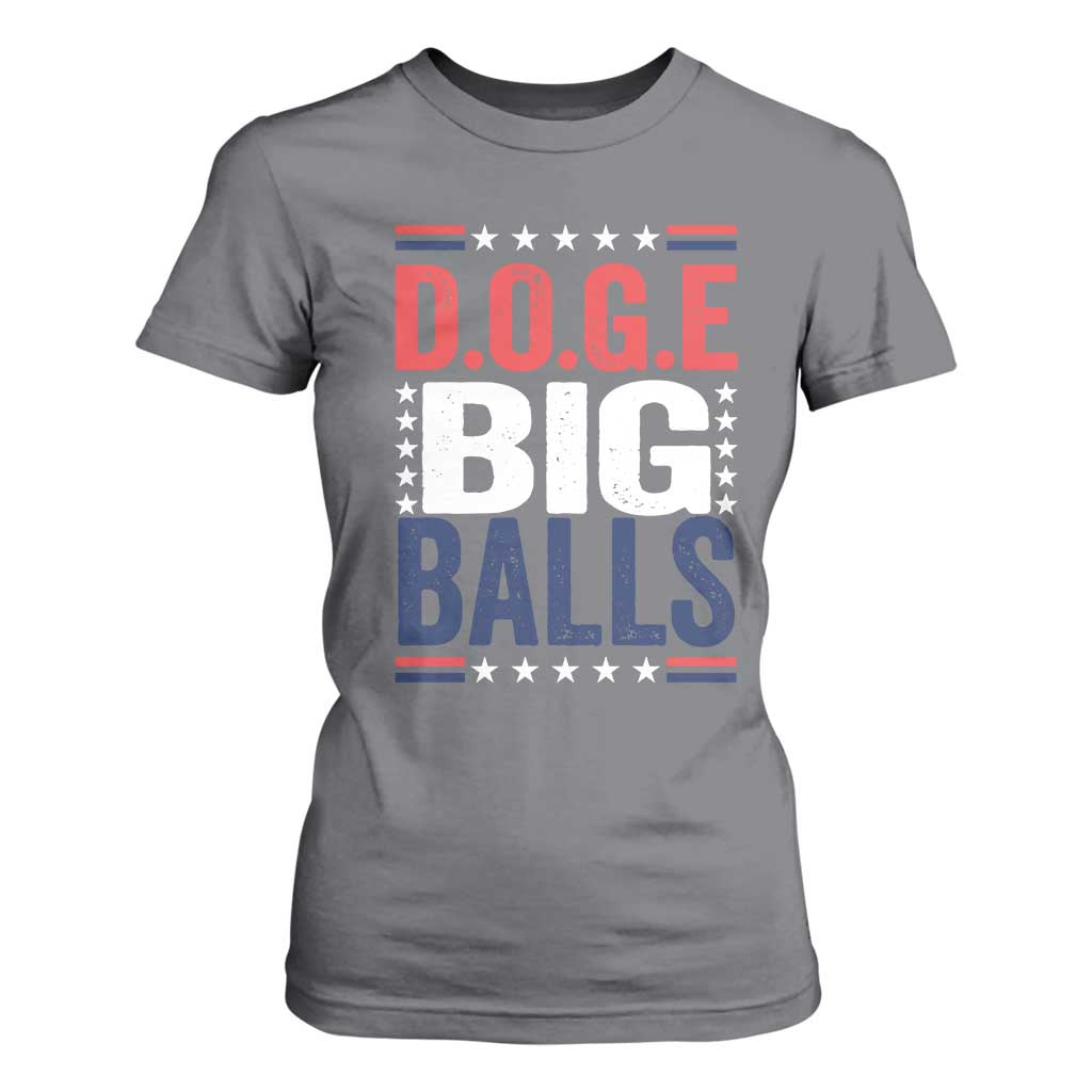 Funny DOGE Big Balls T Shirt For Women Harry Bolz Meme TS11 Charcoal Print Your Wear