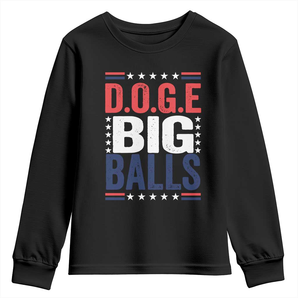 Funny DOGE Big Balls Youth Sweatshirt Harry Bolz Meme TS11 Black Print Your Wear