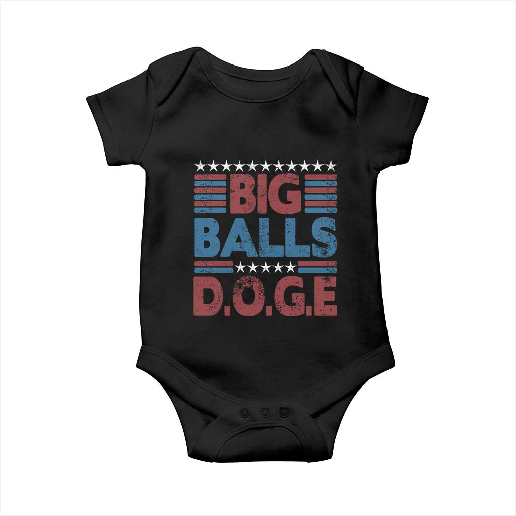 Funny DOGE Big Balls Baby Onesie Harry Bolz Meme Vintage Stripes TS11 Black Print Your Wear