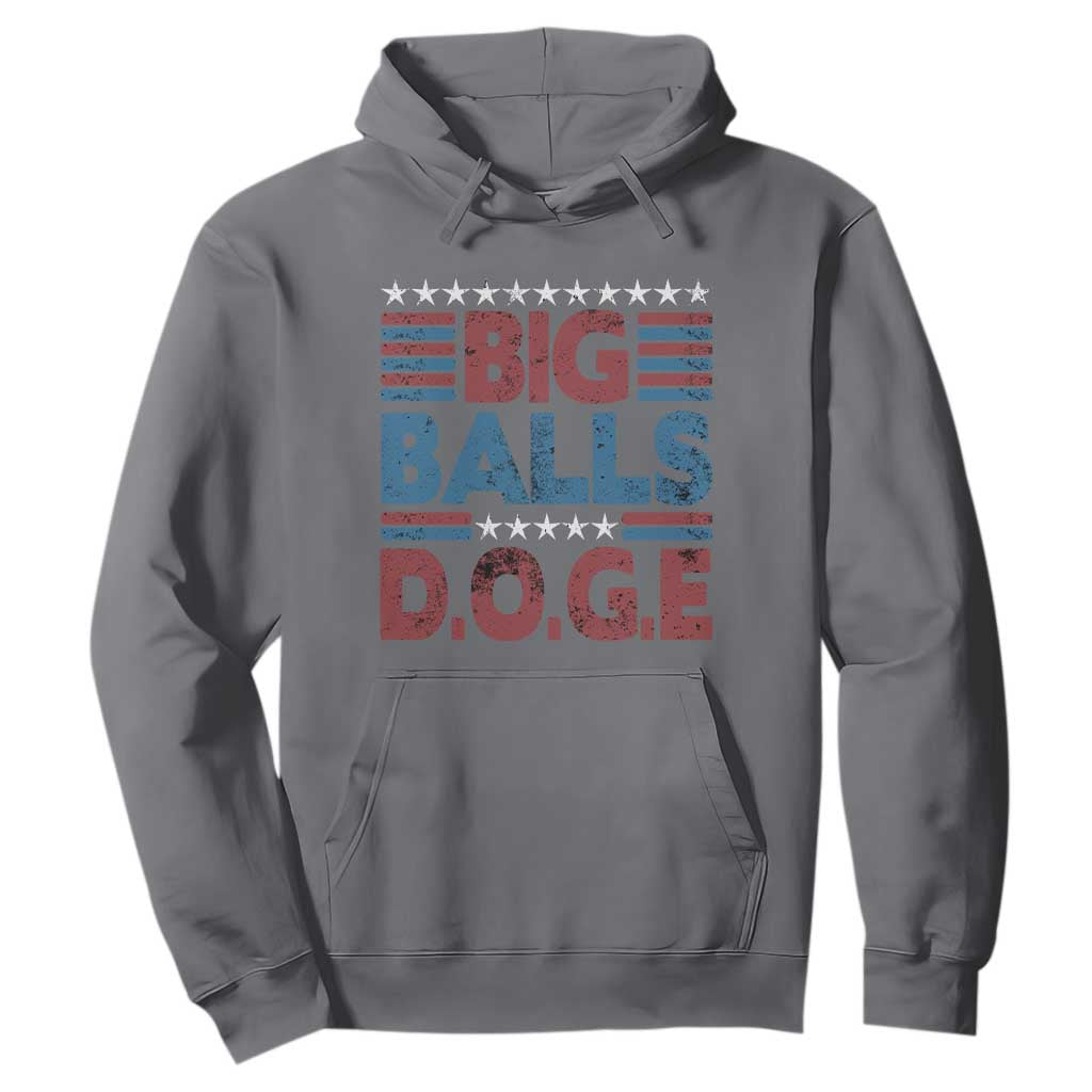 Funny DOGE Big Balls Hoodie Harry Bolz Meme Vintage Stripes TS11 Charcoal Print Your Wear