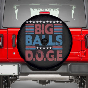 Funny DOGE Big Balls Spare Tire Cover Harry Bolz Meme Vintage Stripes TS11 Black Print Your Wear