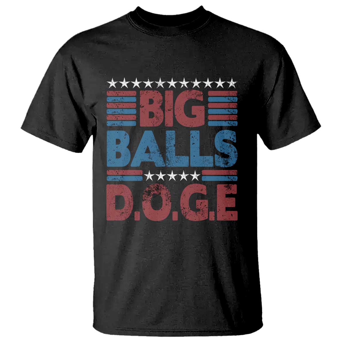 Funny DOGE Big Balls T Shirt Harry Bolz Meme Vintage Stripes TS11 Black Print Your Wear