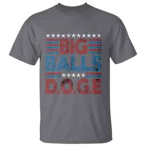 Funny DOGE Big Balls T Shirt Harry Bolz Meme Vintage Stripes TS11 Charcoal Print Your Wear