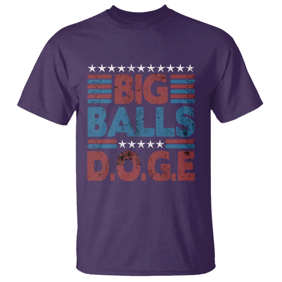 Funny DOGE Big Balls T Shirt Harry Bolz Meme Vintage Stripes TS11 Purple Print Your Wear