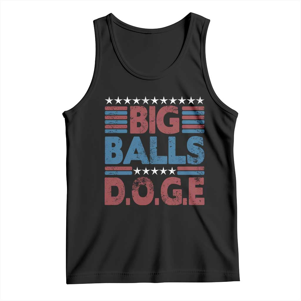 Funny DOGE Big Balls Tank Top Harry Bolz Meme Vintage Stripes TS11 Black Print Your Wear