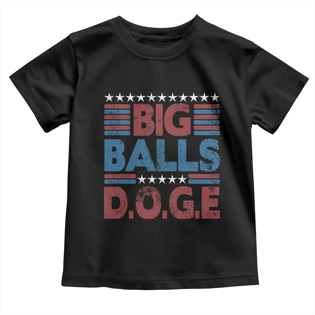 Funny DOGE Big Balls Toddler T Shirt Harry Bolz Meme Vintage Stripes TS11 Black Print Your Wear