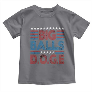 Funny DOGE Big Balls Toddler T Shirt Harry Bolz Meme Vintage Stripes TS11 Charcoal Print Your Wear