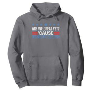 Funny Are We Great Yet Cause I Just Feel Embarrassed Hoodie Vintage Star TS11 Charcoal Print Your Wear