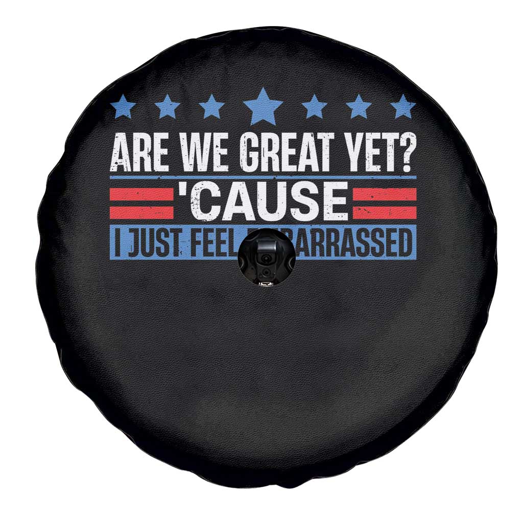 Funny Are We Great Yet Cause I Just Feel Embarrassed Spare Tire Cover Vintage Star TS11 Print Your Wear
