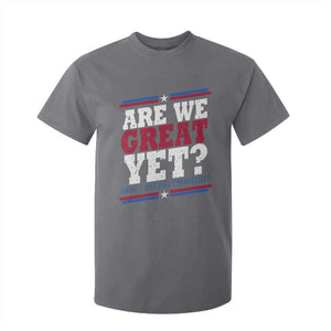 Are We Great Yet Cause I Just Feel Embarrassed T Shirt For Kid Vintage Stripes TS11 Charcoal Print Your Wear