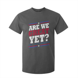 Are We Great Yet Cause I Just Feel Embarrassed T Shirt For Kid Vintage Stripes TS11 Dark Heather Print Your Wear
