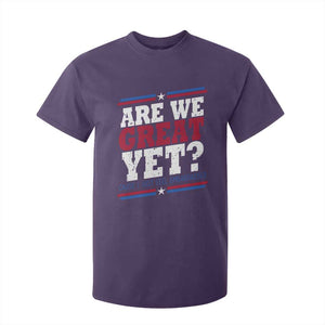Are We Great Yet Cause I Just Feel Embarrassed T Shirt For Kid Vintage Stripes TS11 Purple Print Your Wear