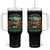 Irish Pride Tumbler With Handle The Devil Whispers You Can't Withstand The Storm The Irishman Replies TS11 One Size: 40 oz Black Print Your Wear
