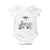 Funny Western Easter Day UFO Bunny Alien Baby Onesie TS11 White Print Your Wear