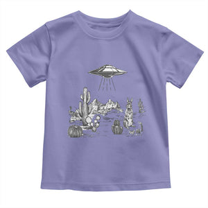 Funny Western Easter Day UFO Bunny Alien Toddler T Shirt TS11 Violet Print Your Wear