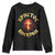 Christ He is Risen Youth Sweatshirt Khristos Voskress Russian Orthodox Easter Red Eggs TS11 Black Print Your Wear