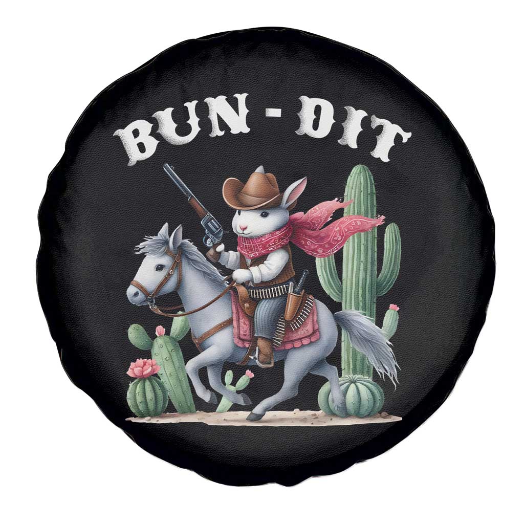 Funny Easter Day Western Spare Tire Cover Bun-dit Country Rabbit Cowboy Rodeo TS11 Print Your Wear