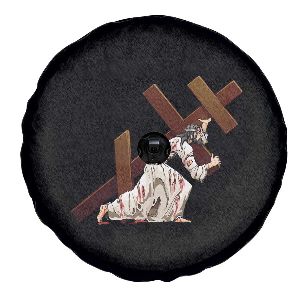 Orthodox Easter Jesius Is Carrying The Orthodox Cross Spare Tire Cover TS11 Print Your Wear
