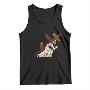 Orthodox Easter Jesus Is Carrying The Orthodox Cross Tank Top TS11 Black Print Your Wear