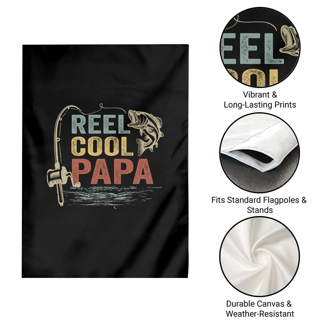 Funny Reel Cool Papa Garden Flag Fishing Dad Fisherman Father's Day TS11 Print Your Wear