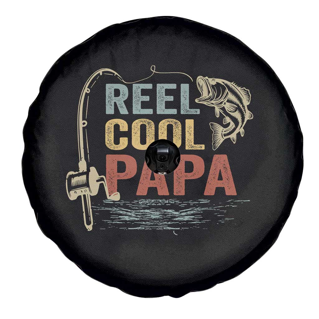 Funny Reel Cool Papa Spare Tire Cover Fishing Dad Fisherman Father's Day TS11 Print Your Wear